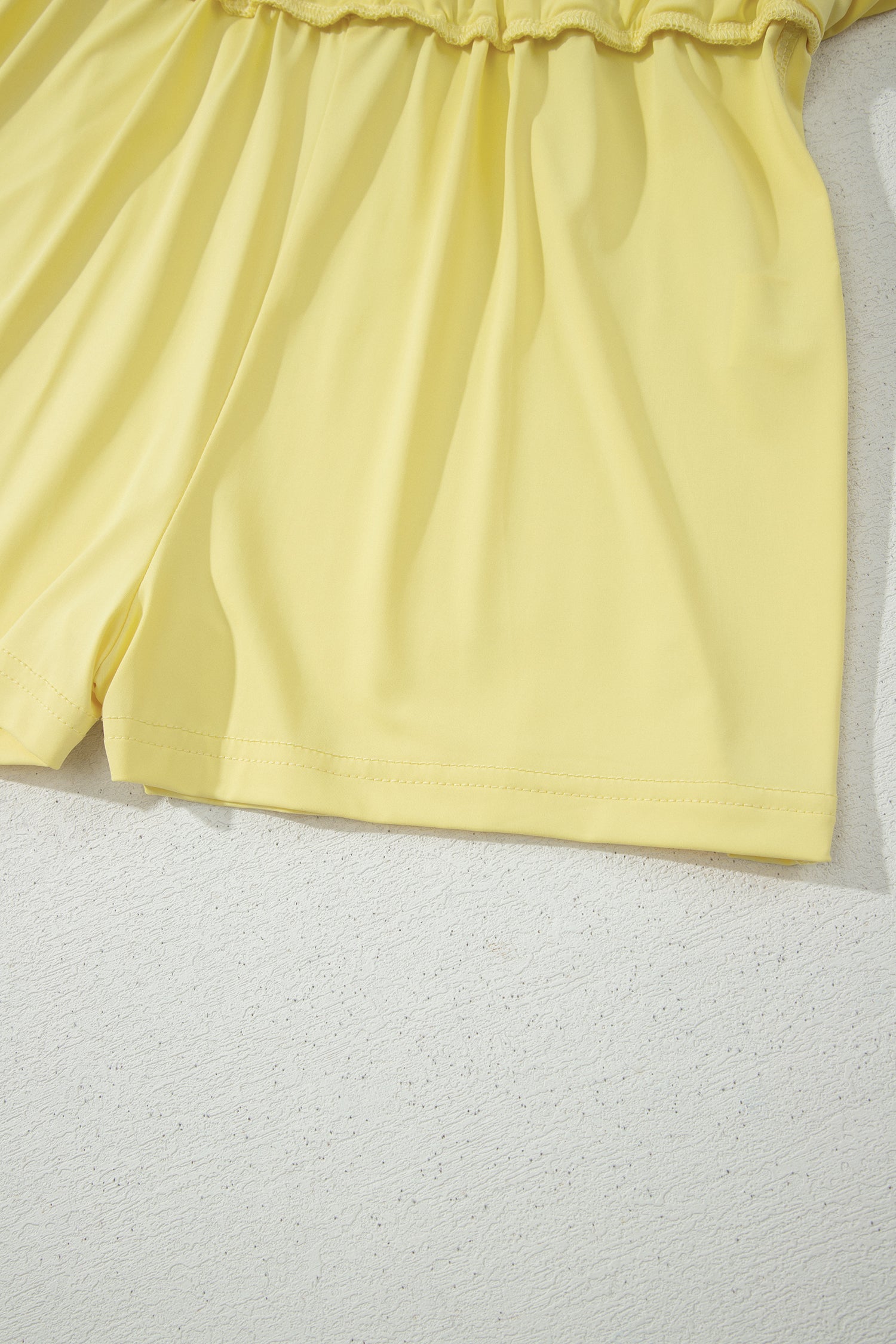 Sky Blue Drawstring Elastic Waistband Lined Tennis Skorts